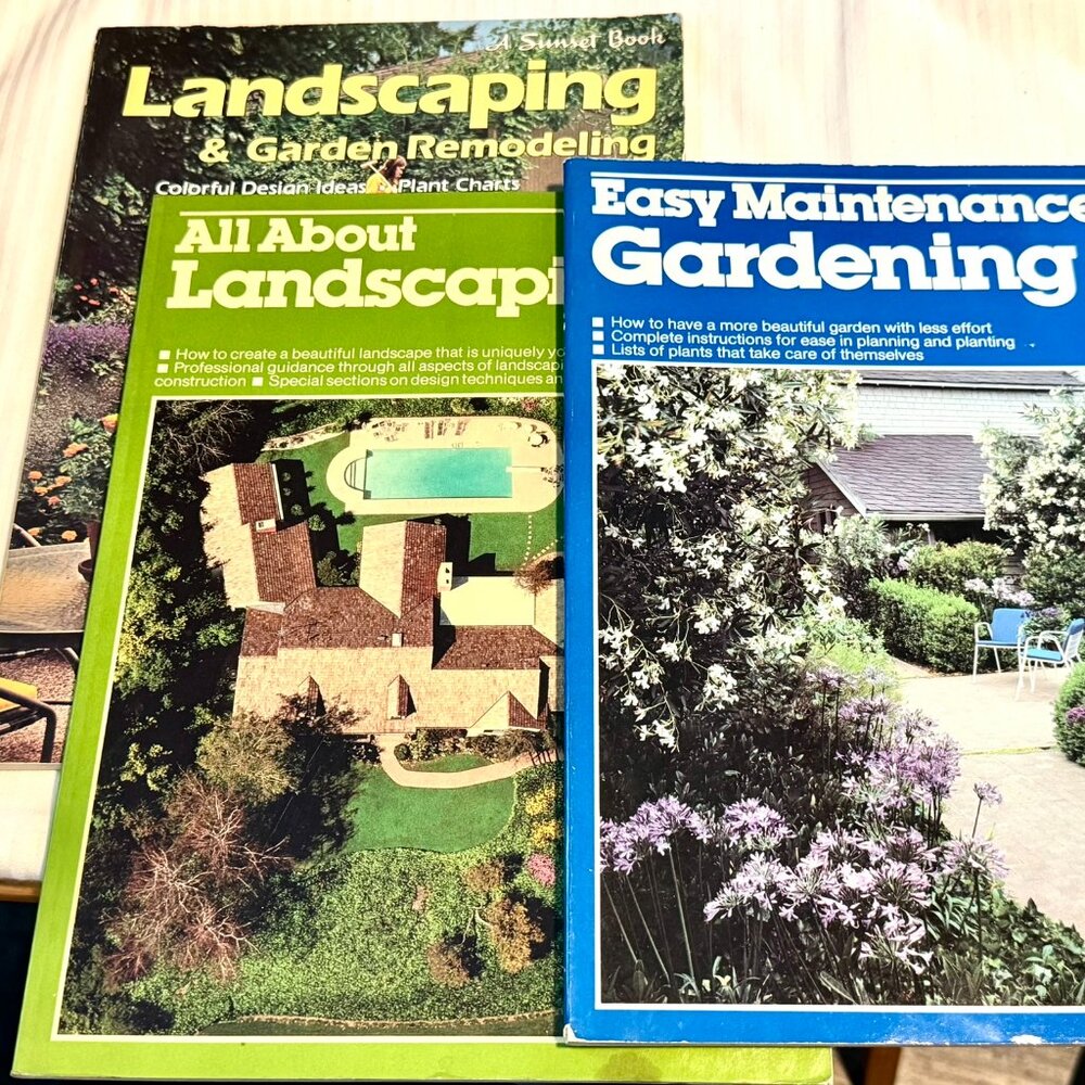 LANDSCAPING/GARDENING REMODELING/MAINTENANCE ORTHO/SUNSET Books~~Bundle Lot of 3